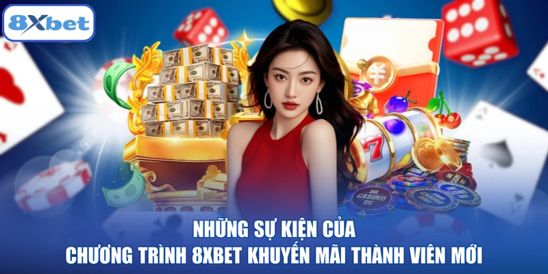 Những sự kiện của chương trình 8XBET khuyến mãi thành viên mới